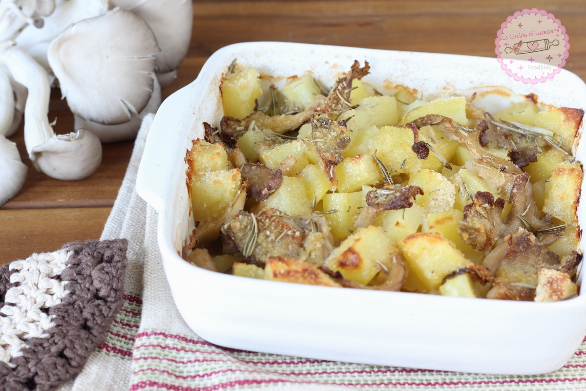 CHAMPIGNONS AVEC POMMES DE TERRE AU FOUR la recette parfaite pour l’automne