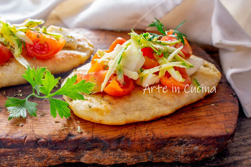 Ciabattas de pizza rapides à la poêle