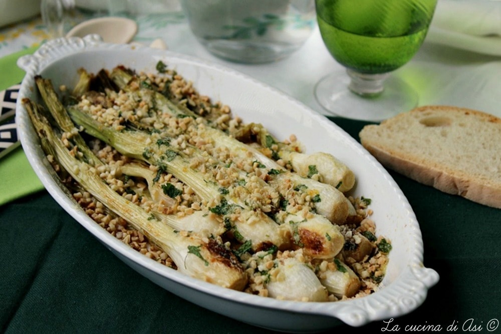 ciboules croustillantes aux amandes