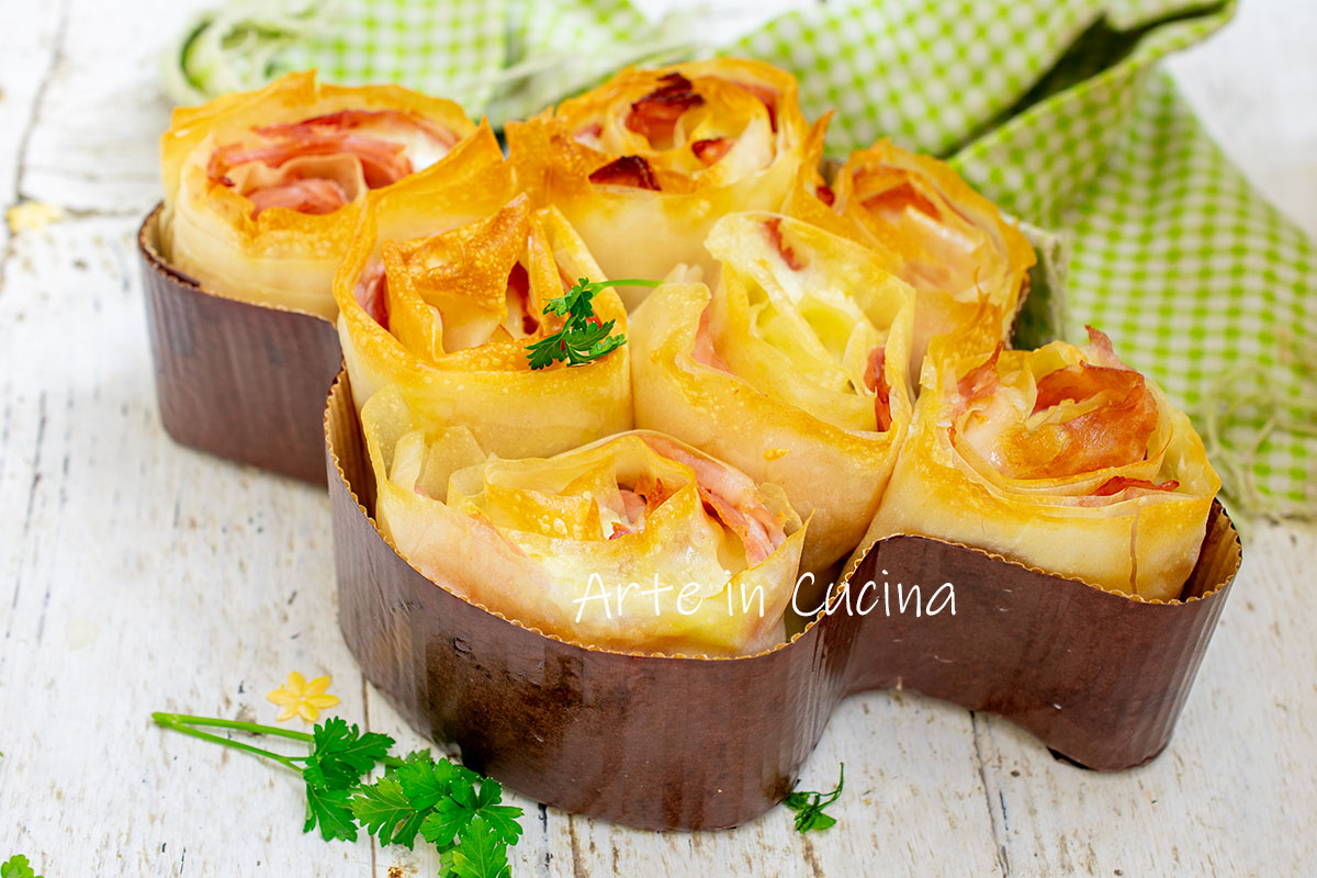 COLOMBE en PÂTE FILO apéritif rapide