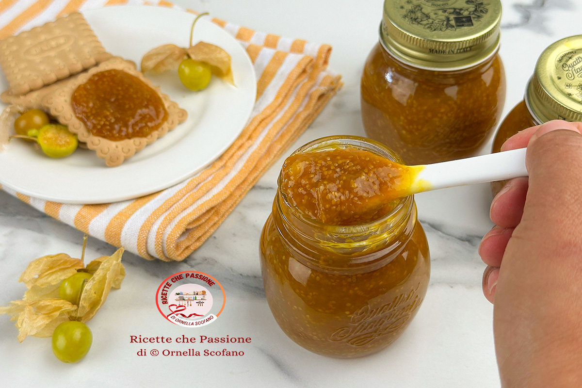 Confiture de physalis riche en vitamine C