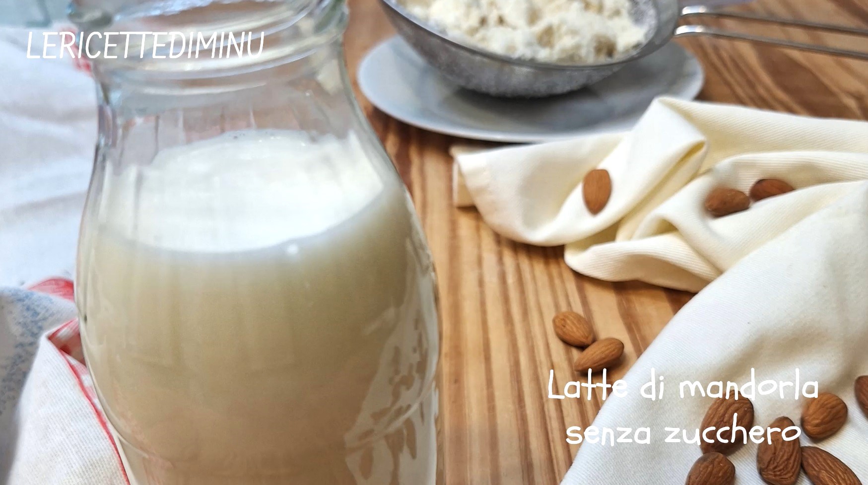 Lait d&rsquo;amande sans sucre