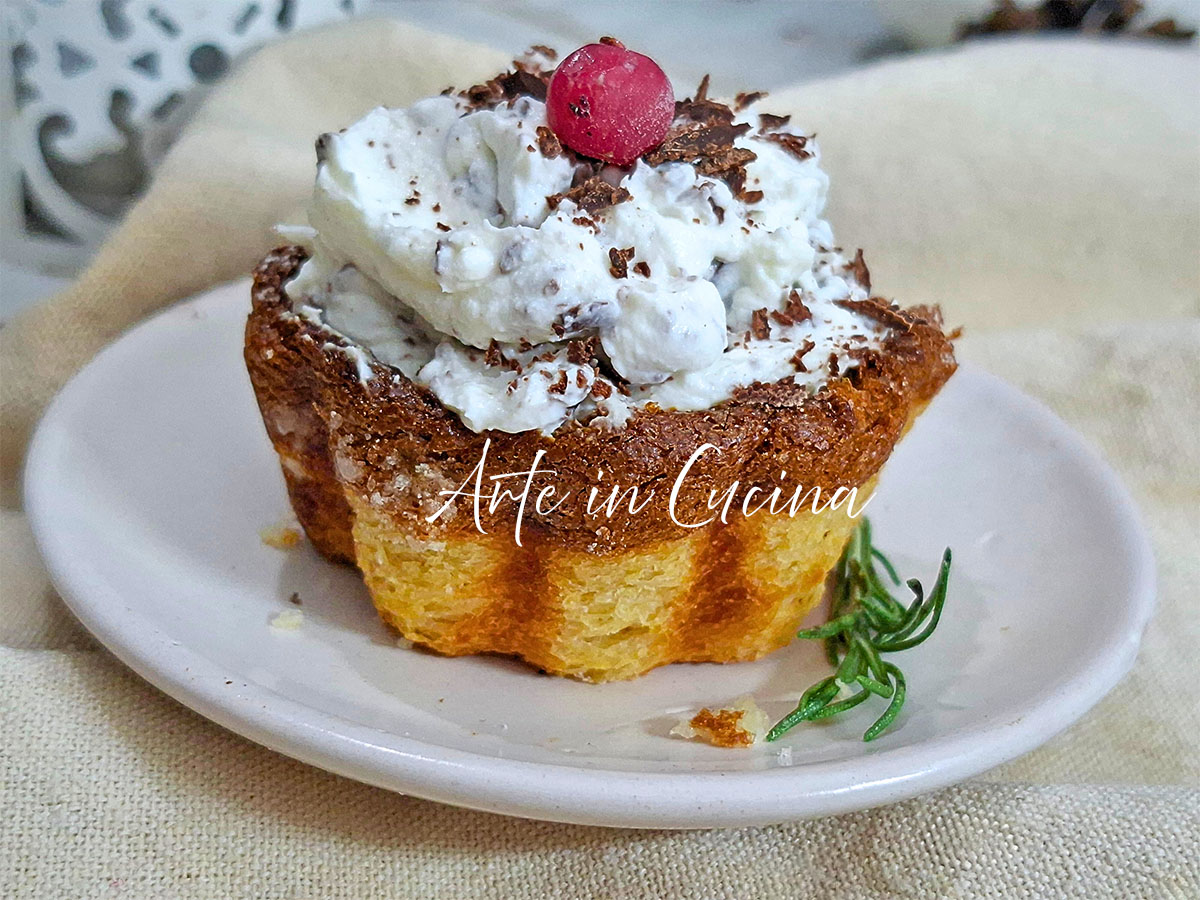 CORBEILLES de PANDORO à la RICOTTA