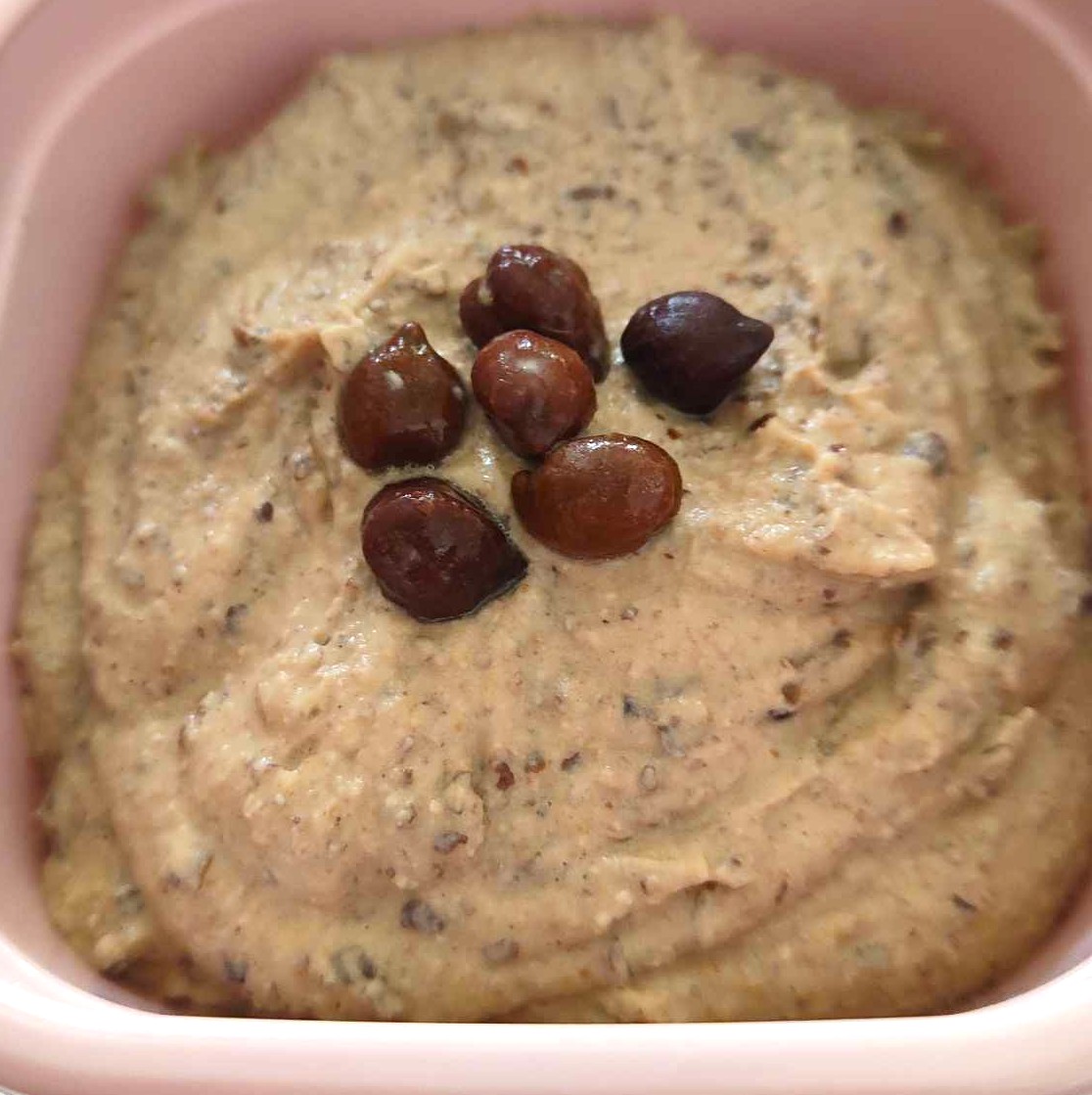 CRÈME DE POIS CHICHES NOIRS POUR CROUSTILLANTS