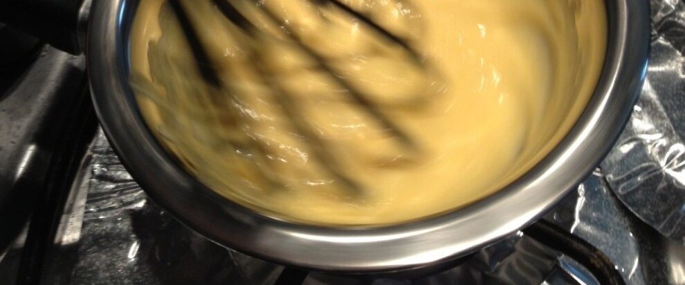 crème œufs et sucre