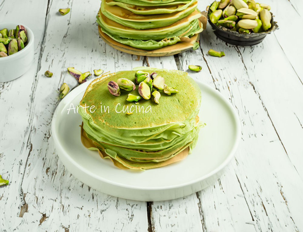 Crêpes à la pistache