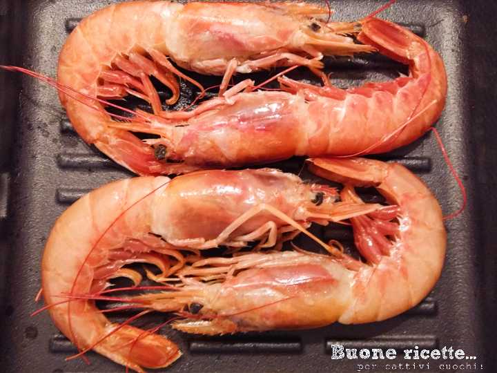 crevettes grillées