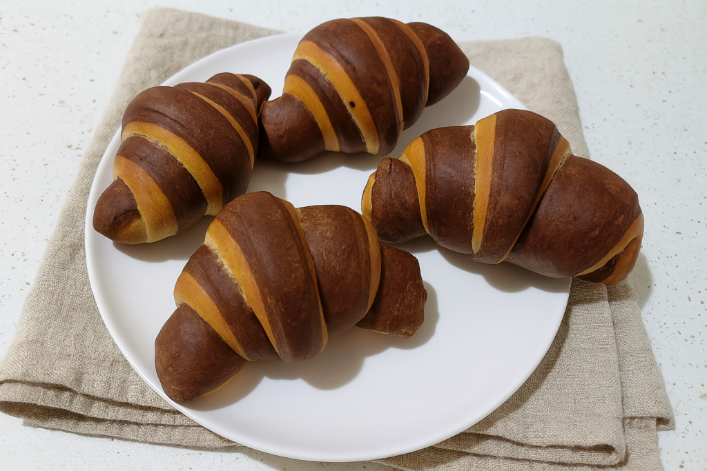 croissants kinder à la friteuse à air
