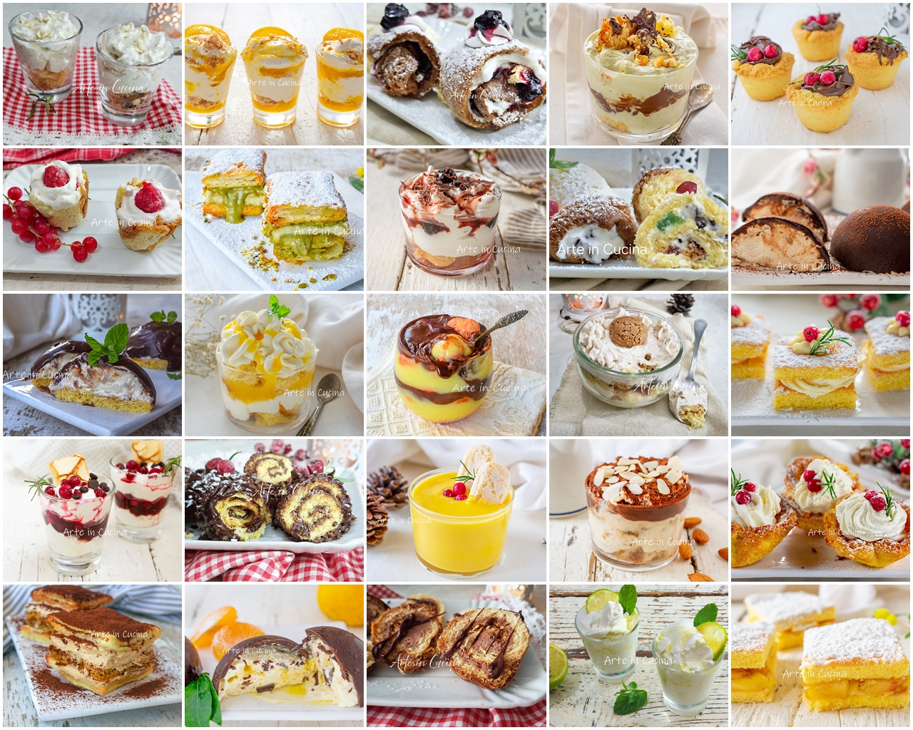 DESSERTS INDIVIDUELS pour le NOUVEL AN