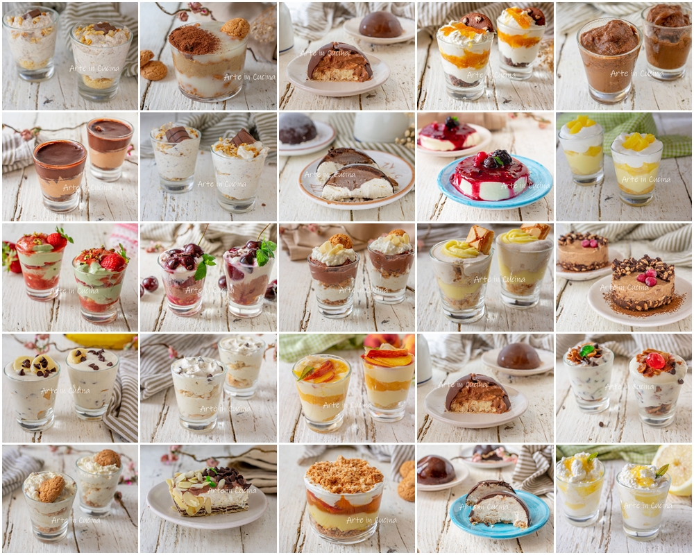 Desserts rapides à la cuillère en portions individuelles