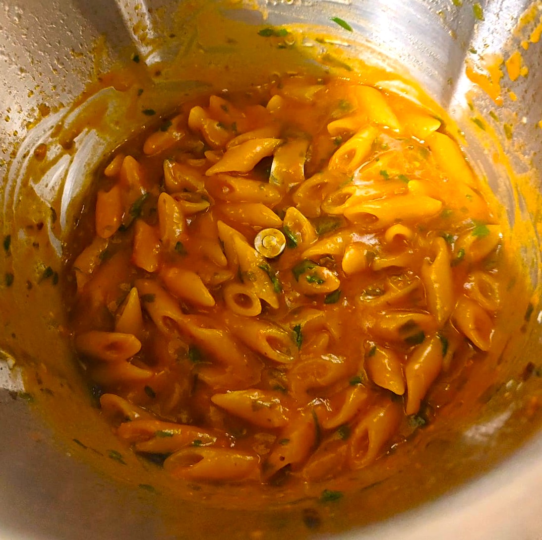 PENNETTE ALL’ARRABBIATA avec le Monsieur Cuisine Smart