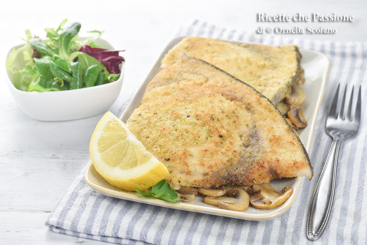 Espadon à la palermitaine pané à la poêle