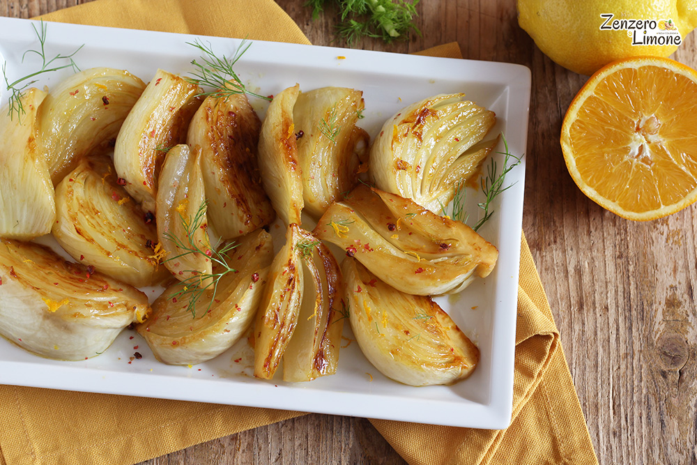 fenouils caramélisés aux agrumes