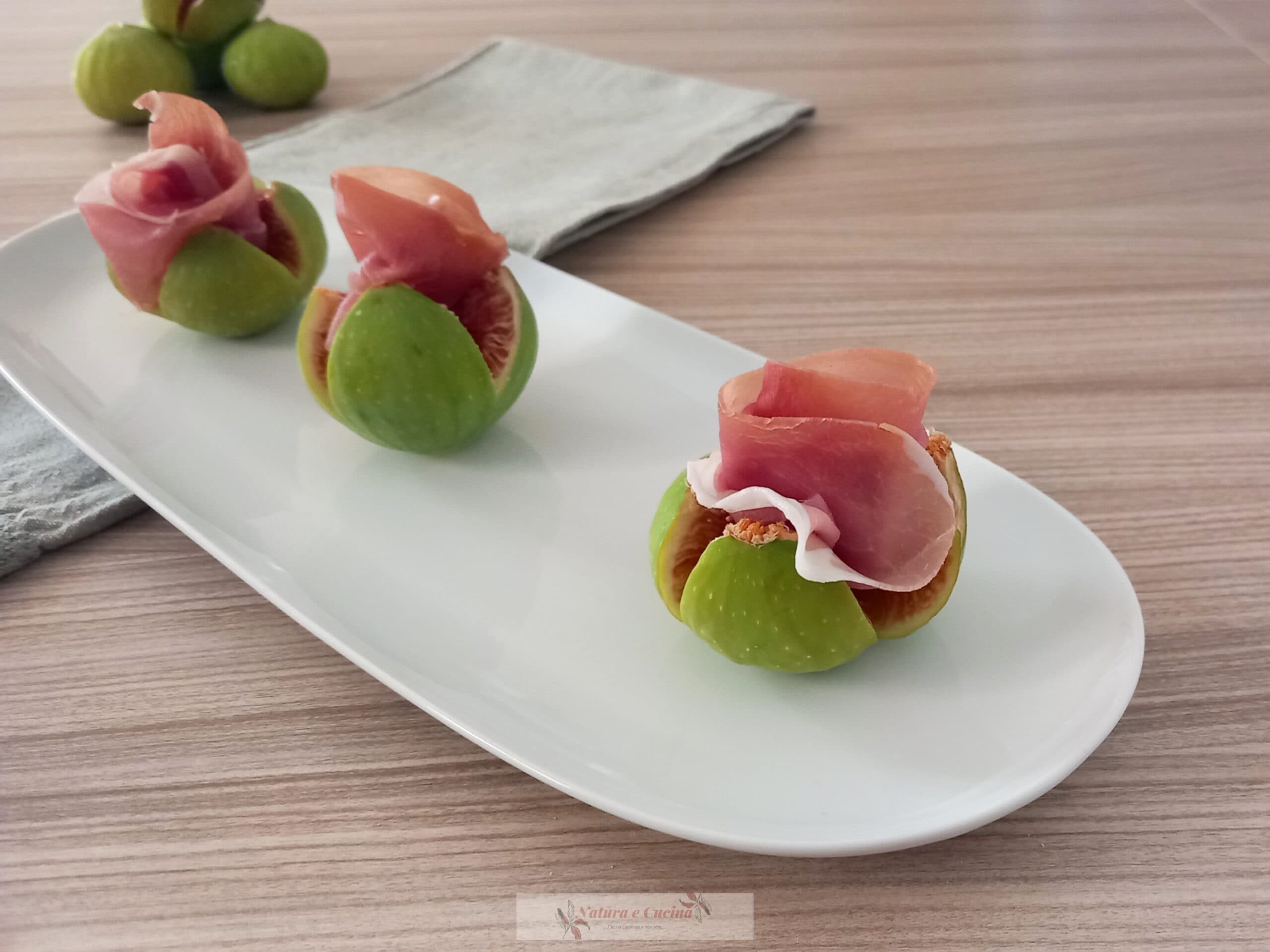 Figues avec jambon cru