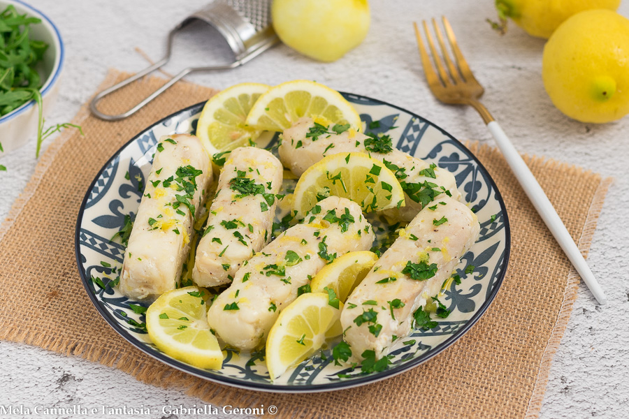 Filets de cabillaud au citron (recette légère)