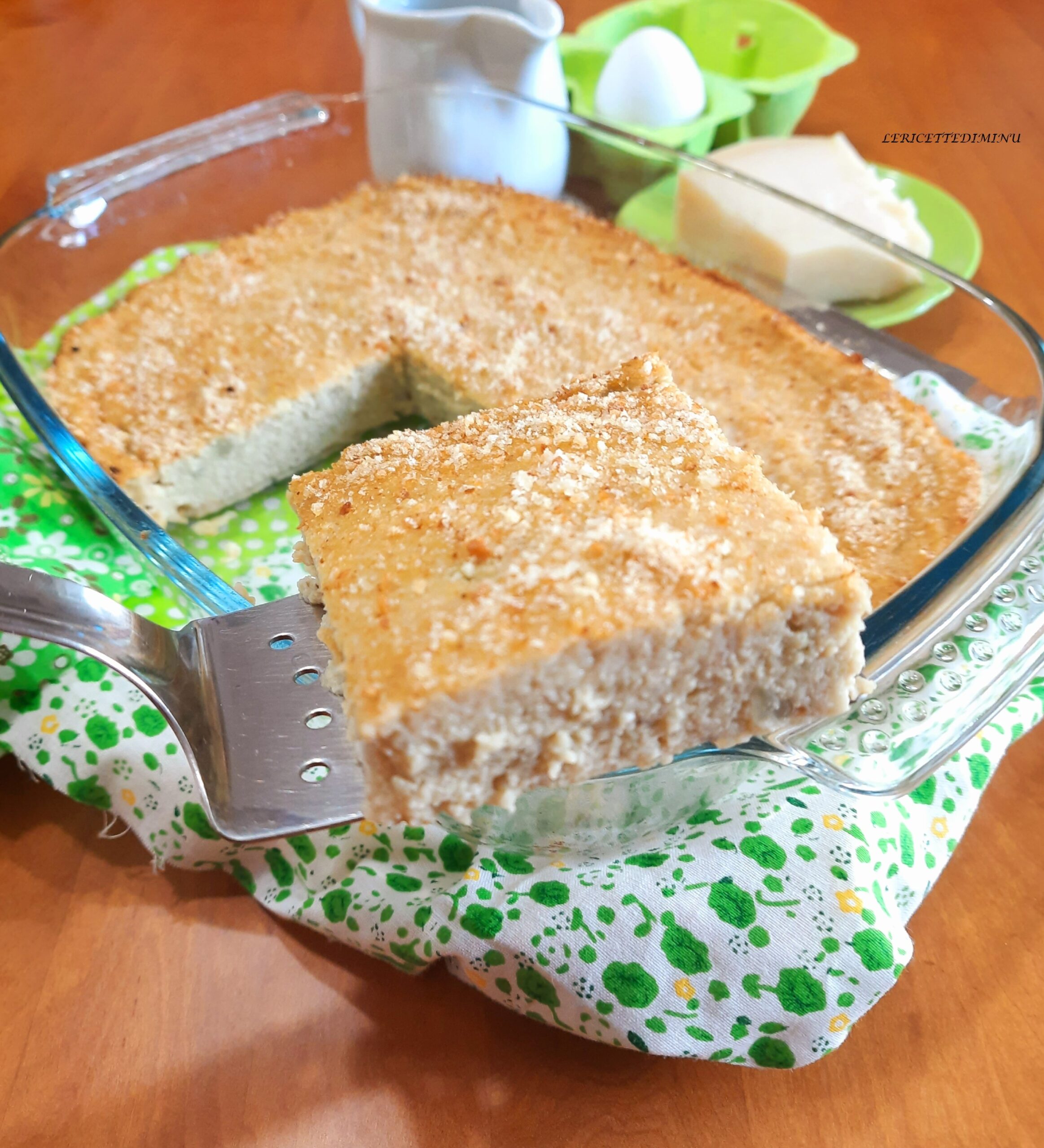 Flan de chou-fleur et béchamel