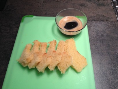 panettone en tranches