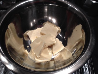 Chocolat blanc au bain-marie