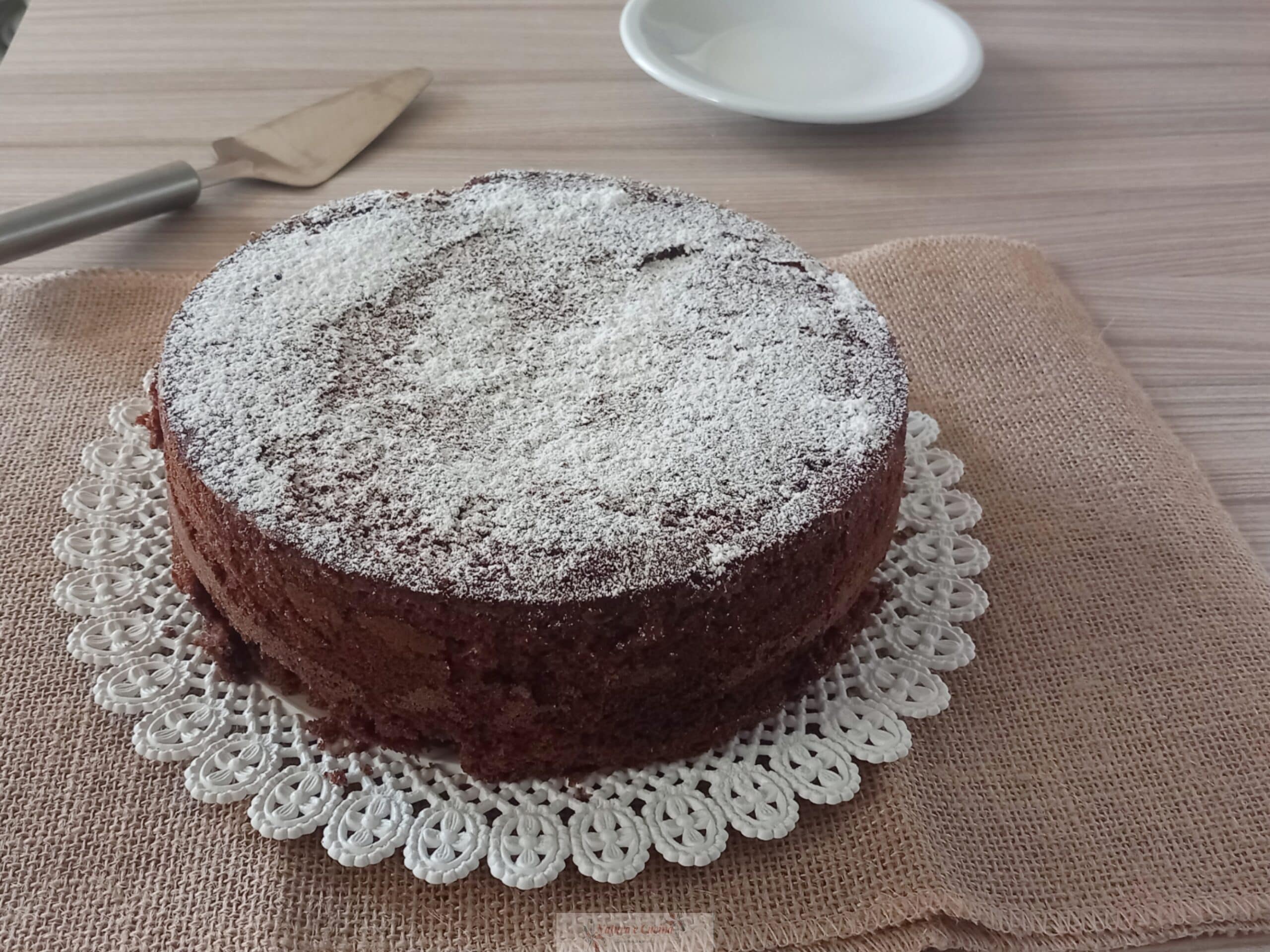 Gâteau au chocolat haut