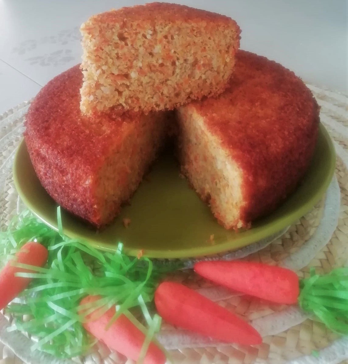 GÂTEAU AUX CAROTTES ET AMANDES