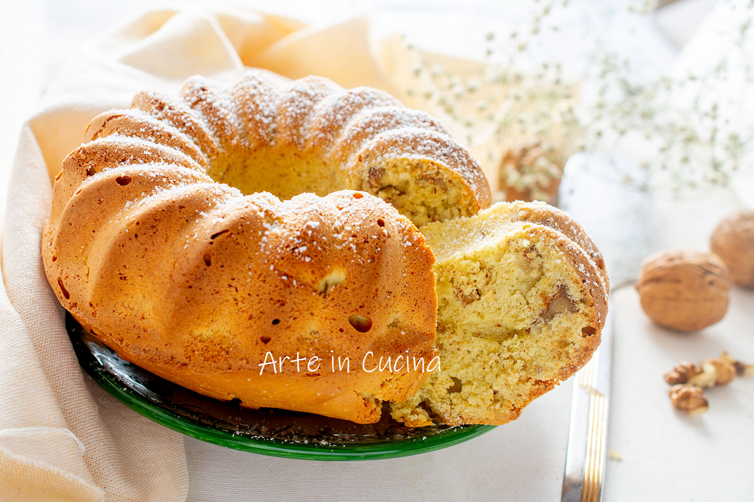 Gâteau aux noix sans beurre ni huile