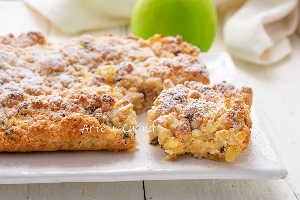 Gâteau pommes et chocolat sans œufs
