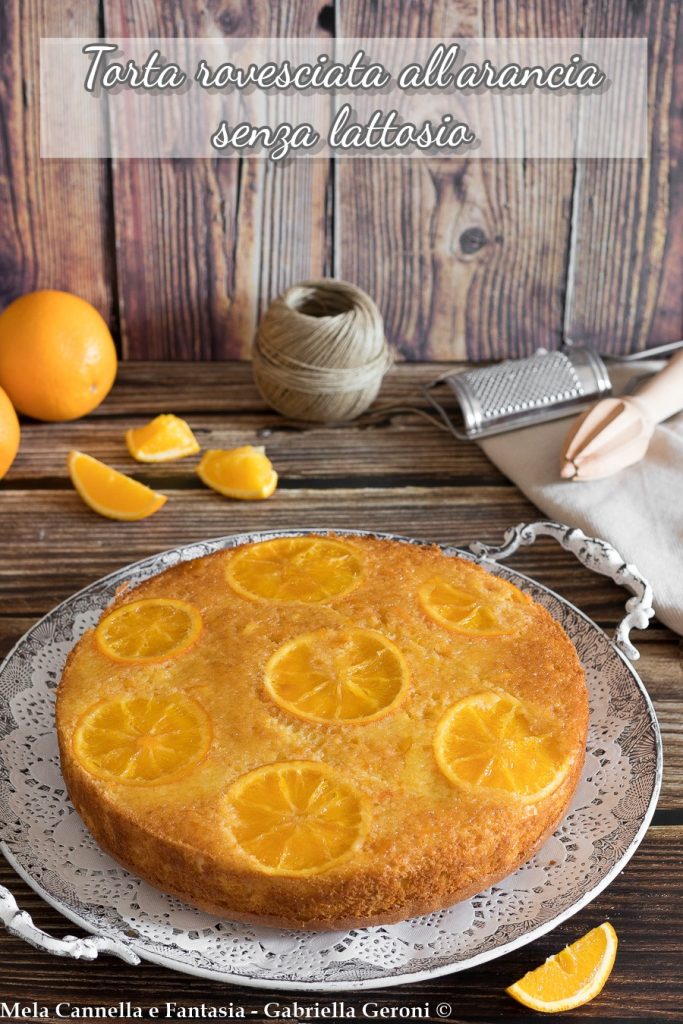 gâteau renversé à l'orange