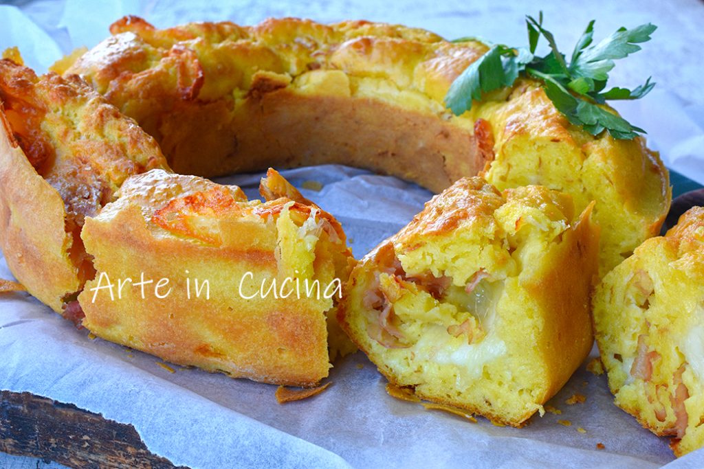 Gâteau rustique instantané au jambon