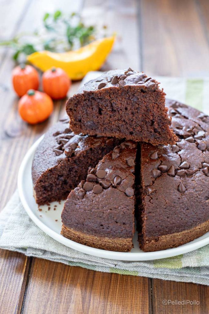 gâteau à la courge et cacao