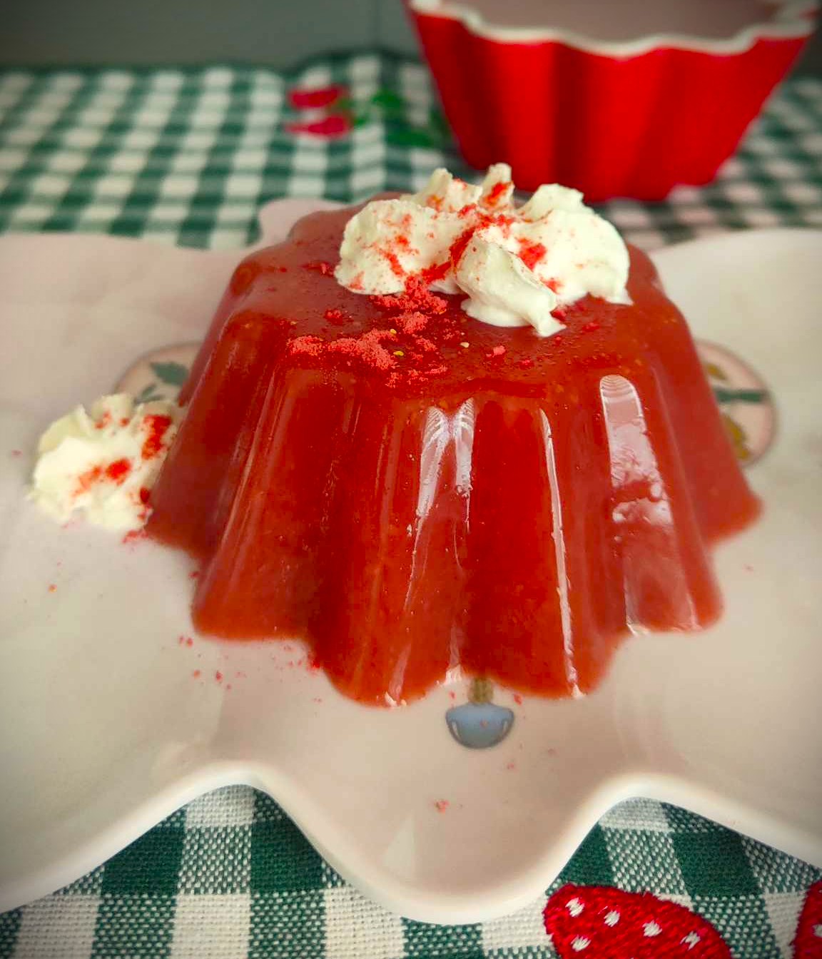 GELÉE VÉGÉTALIENNE aux Fraises Lyophilisées avec Agar Agar