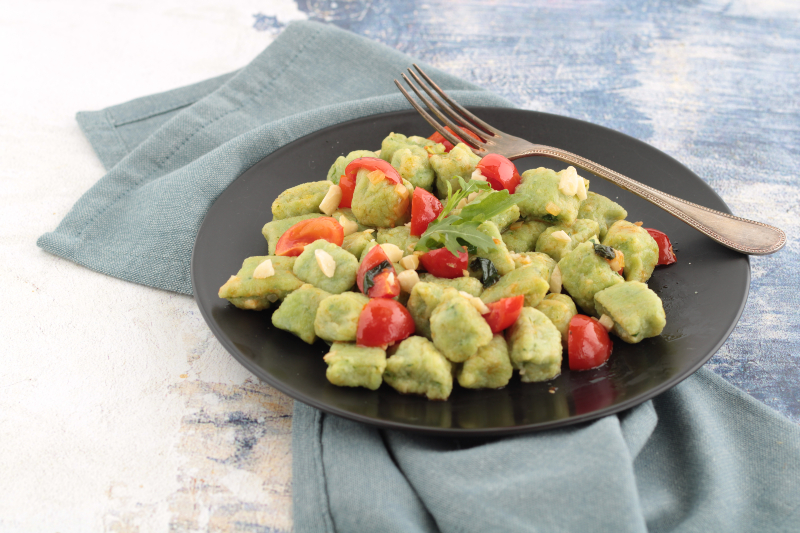 Gnocchi de ricotta et roquette