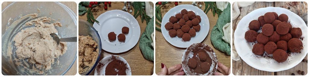 Truffes au café avec boudoirs et mascarpone