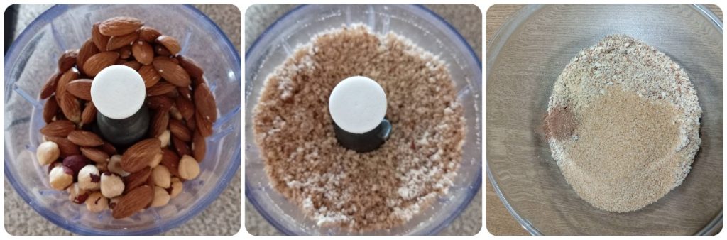 Biscuits de tarte avec pâte sablée aux amandes et noisettes et confiture