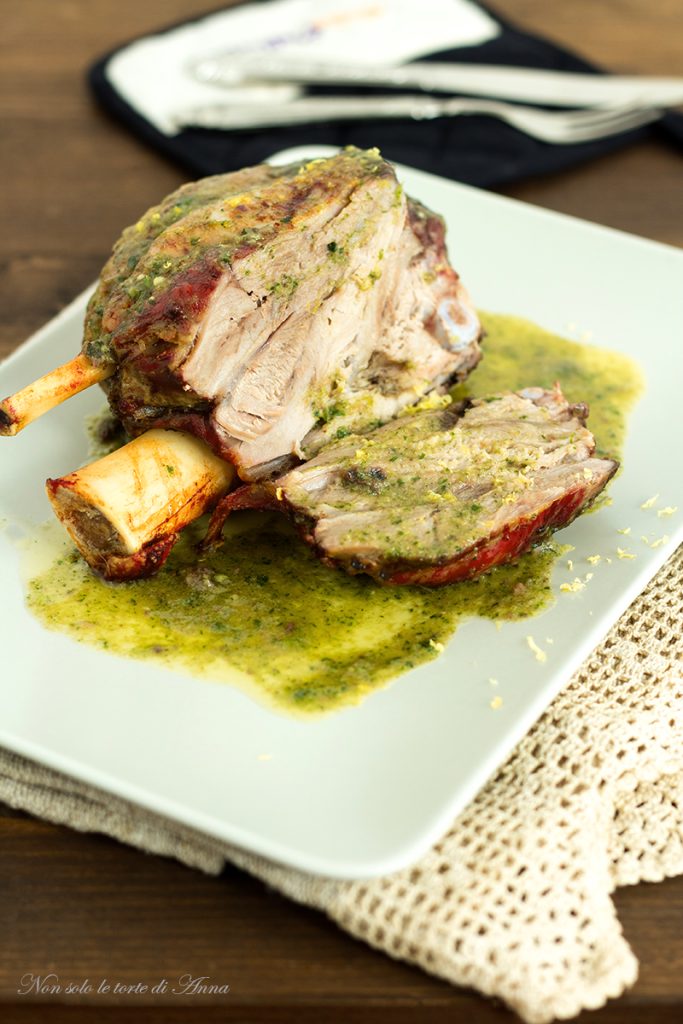 jarret avec sauce gremolata