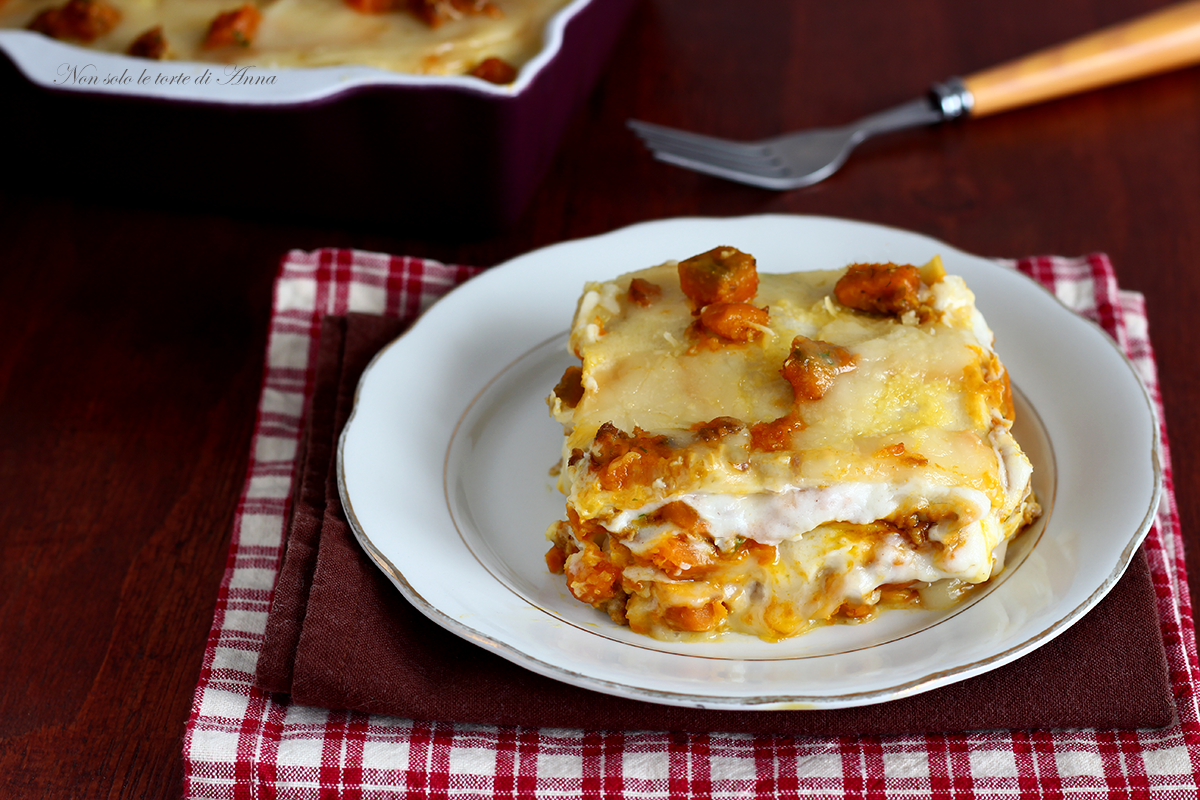 Lasagnes potiron et saucisses