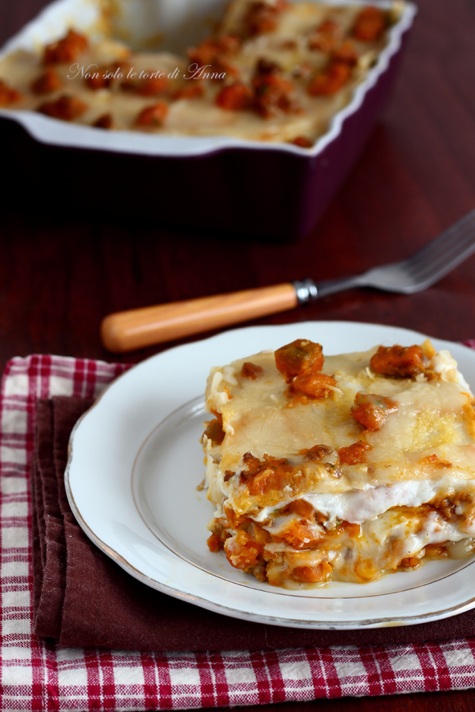 lasagnes potiron et saucisses