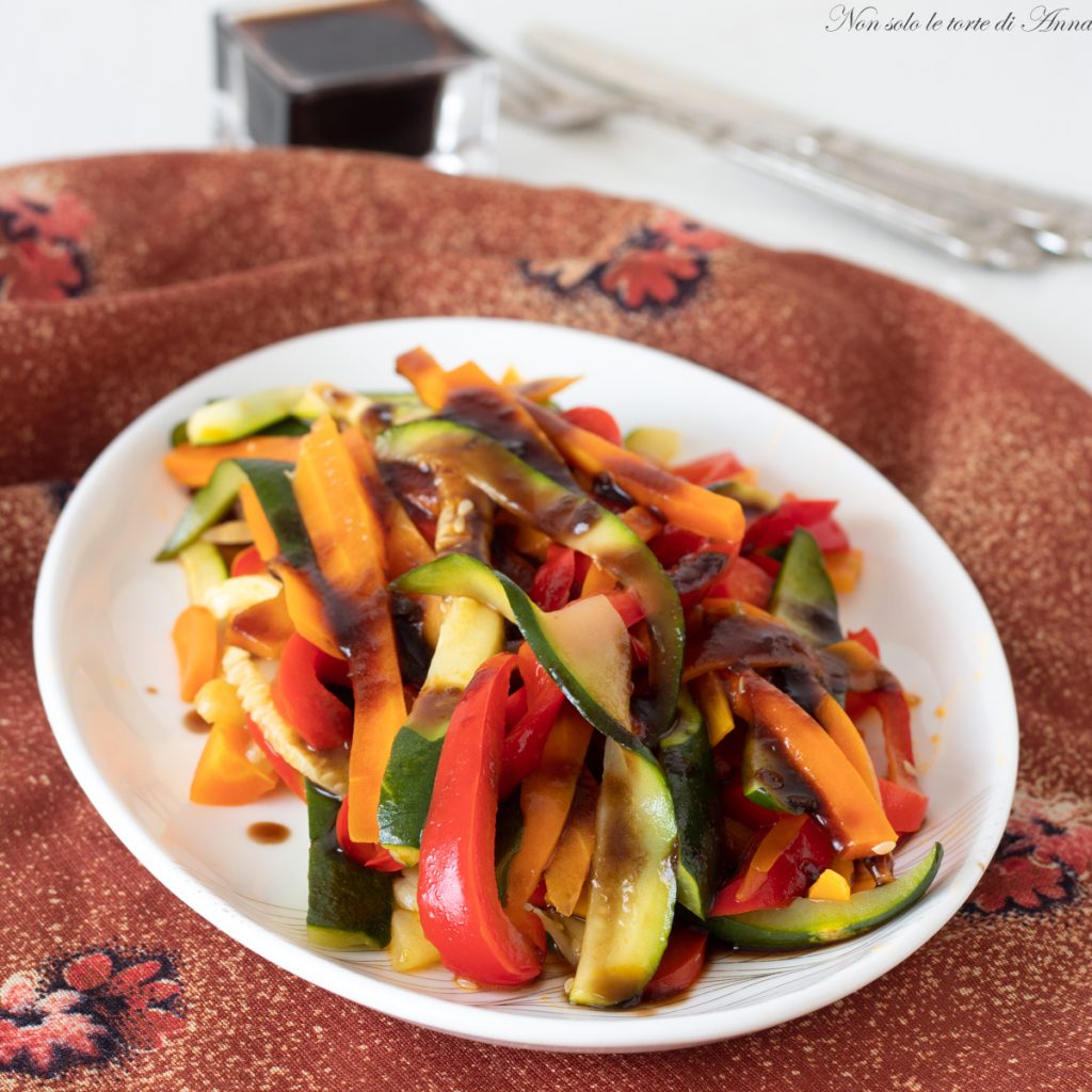 légumes vapeur avec glaçage