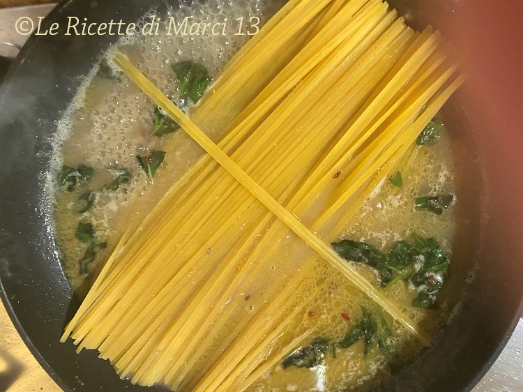 Linguine aux anchois