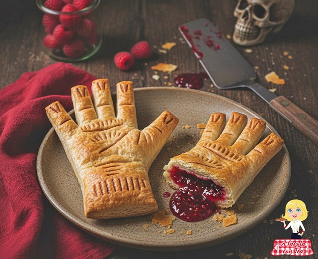 MAIN DE PÂTE FEUILLETÉE SANGLANTE