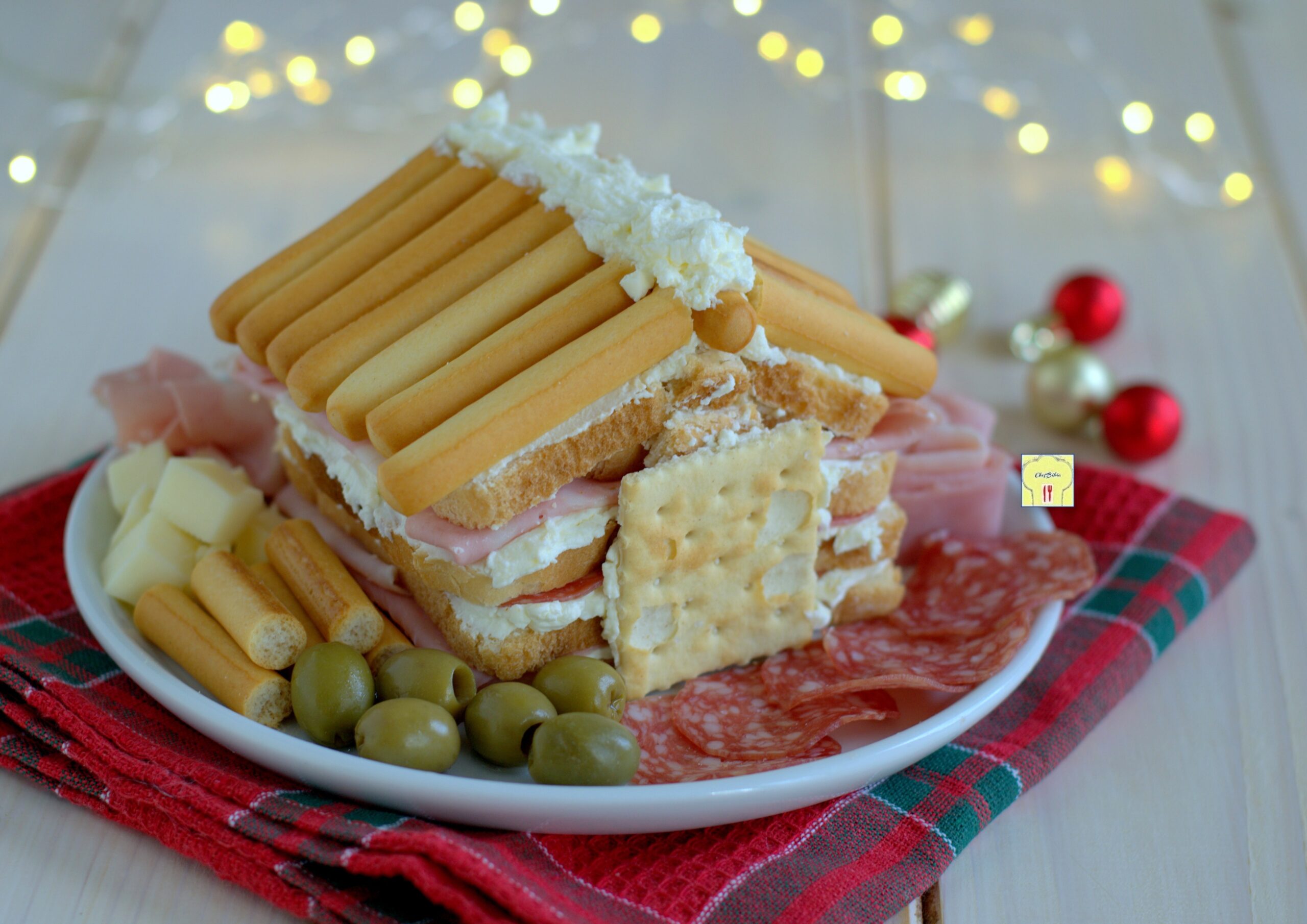 Maison apéritif de Noël