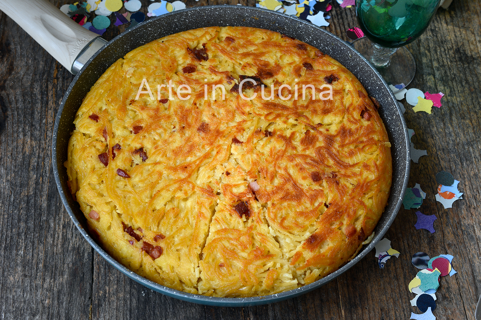 Migliaccio salé napolitain recette de grand-mère