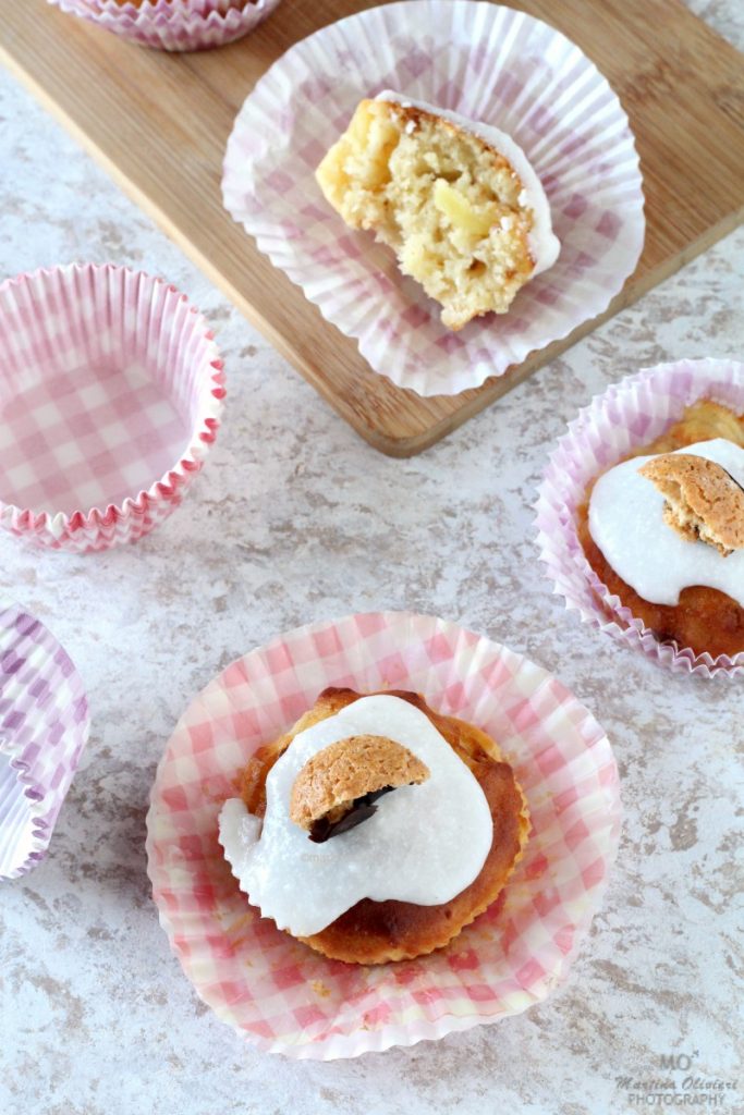 Muffin ananas, coco et amaretti