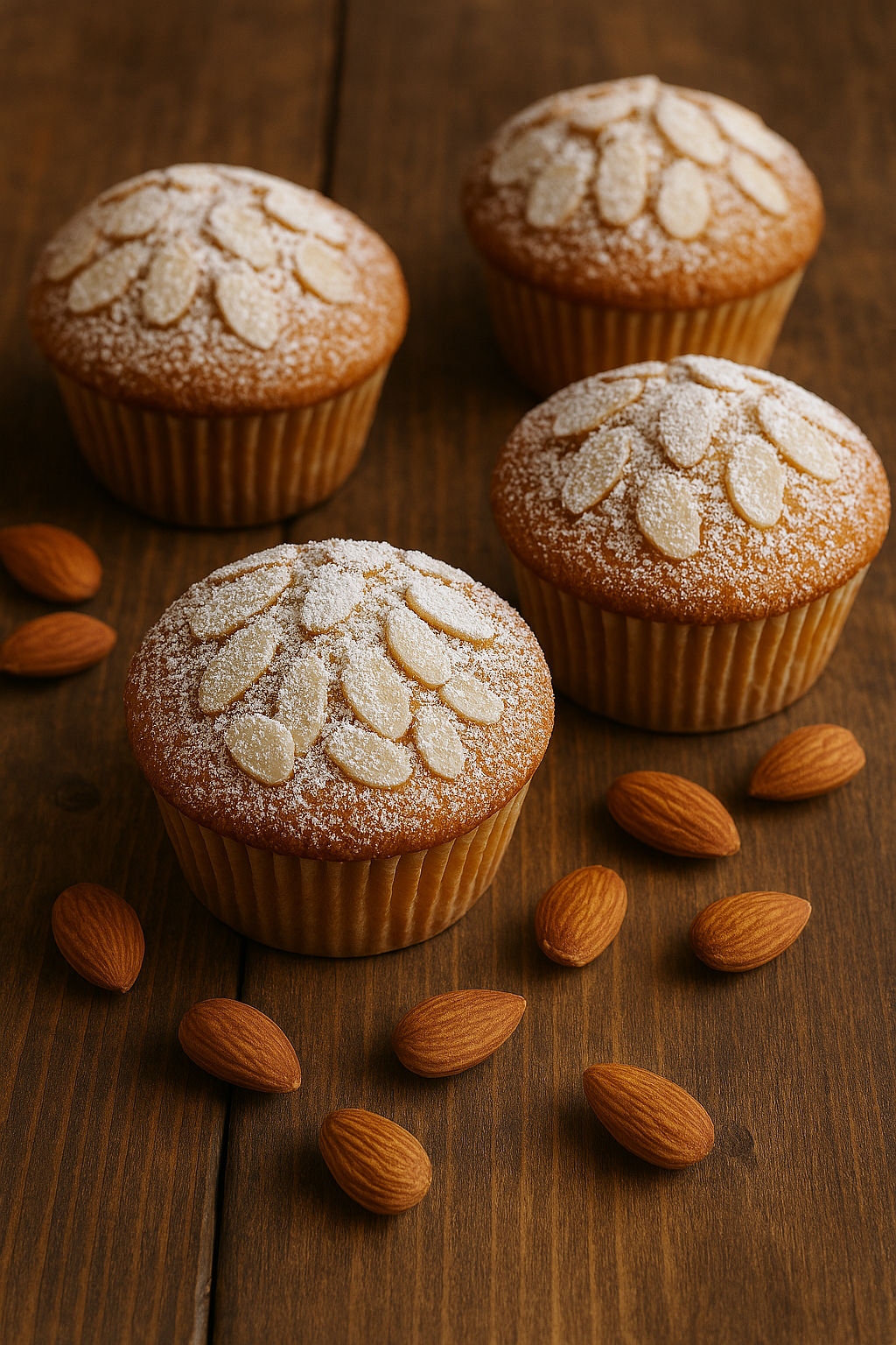 Muffin aux amandes à la friteuse à air