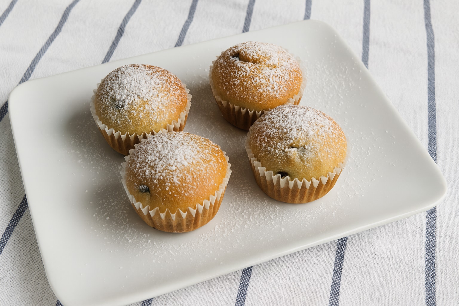Muffins goût panettone