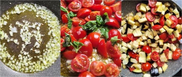 nettoyer les légumes, les couper et les cuire dans une poêle pendant 10 minutes