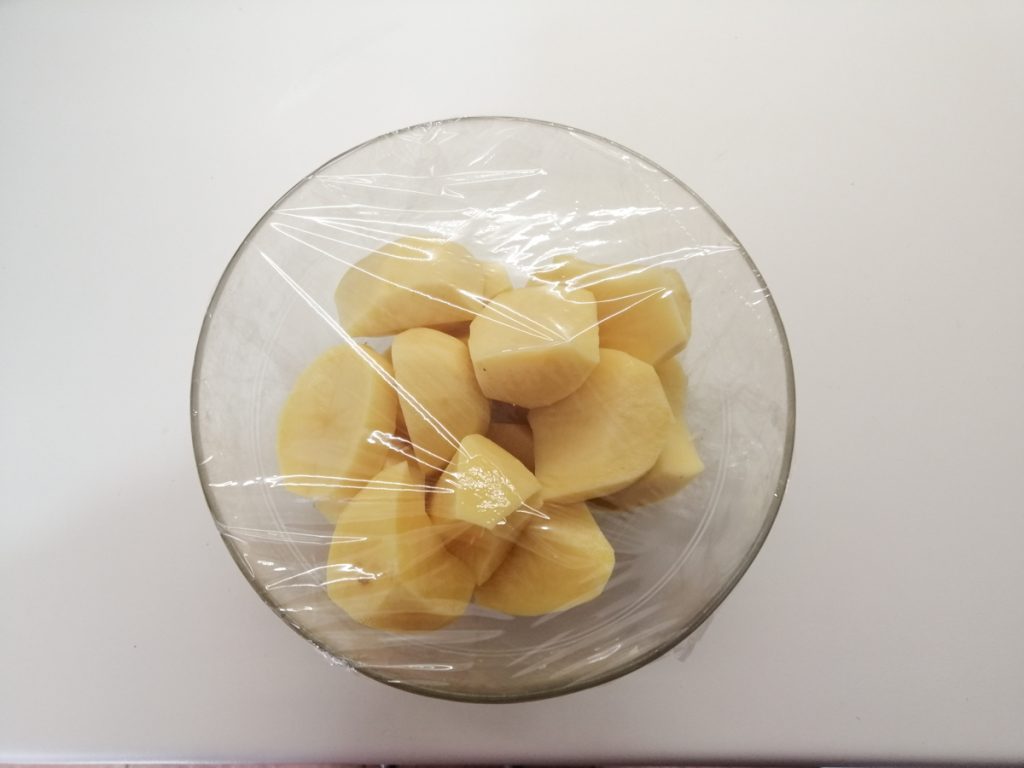 nids de pommes de terre mozzarella et jambon