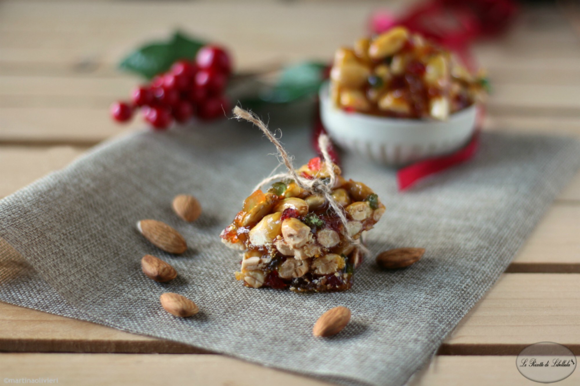 Nougat aux amandes de Noël