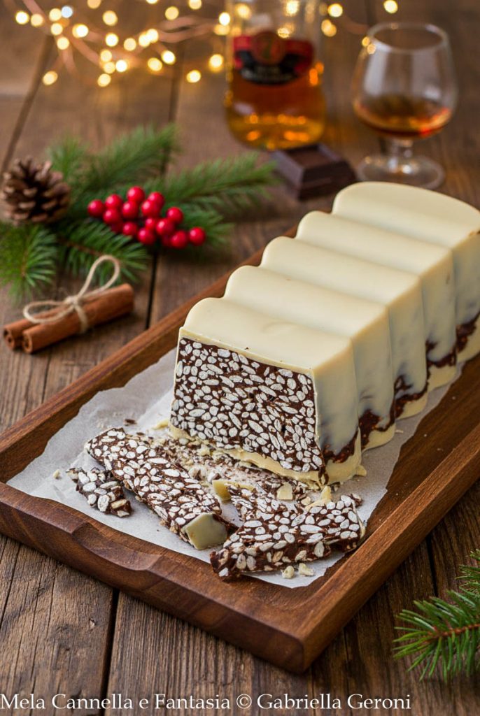 nougat blanc avec riz soufflé