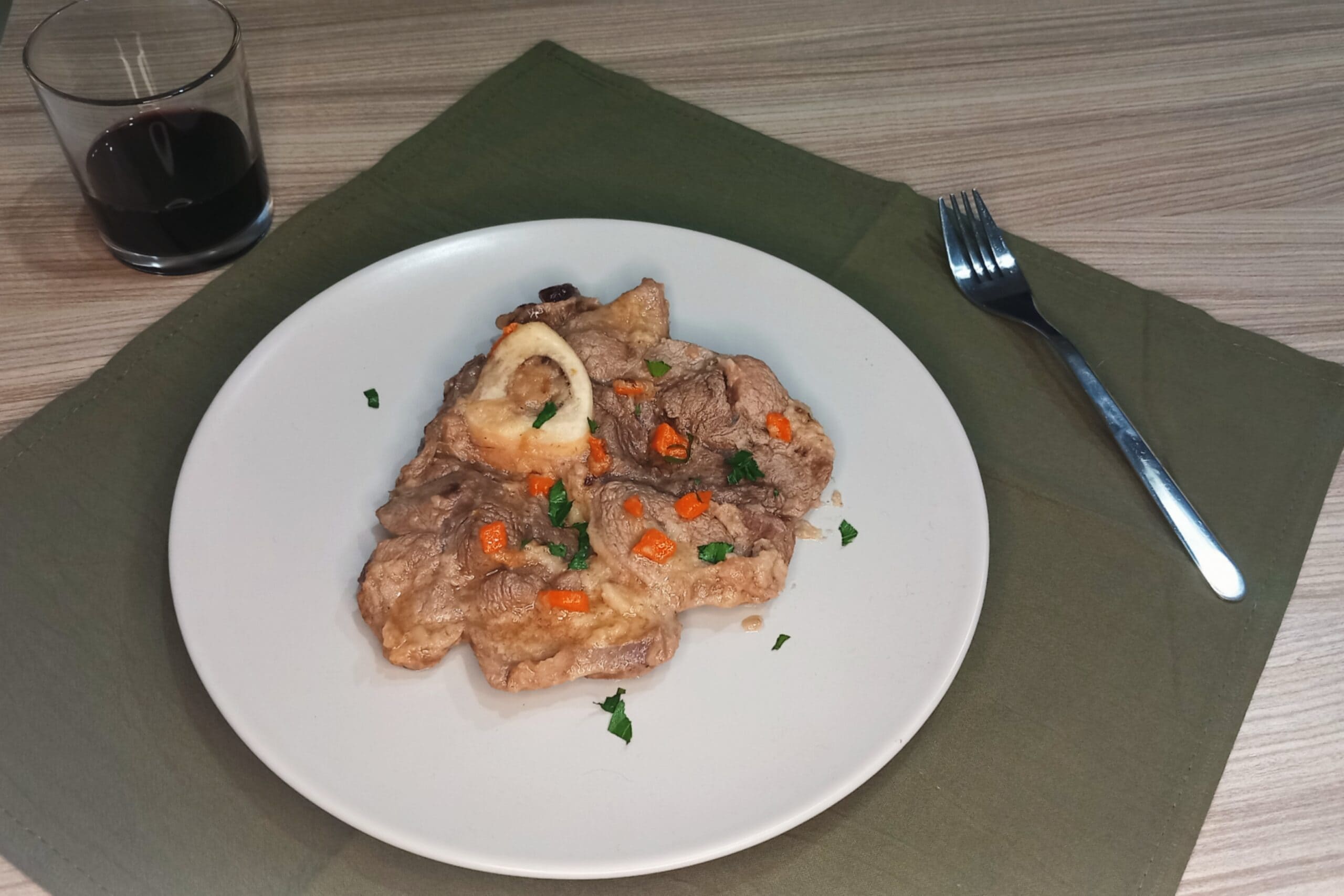 Osso buco de veau en ragoût