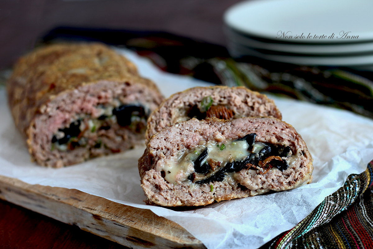 Pain de viande farci aux champignons